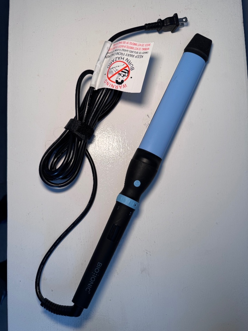 Bio Ionic Volcanic Pro Curling Wand - Blue
